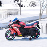 12V Electric Motorcycle for Kids, Powered Toy Motorcycle, Child Motorcycle Ride On with Light Wheels 68458242