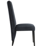 STACEY BLACK DINING CHAIR SET OF 2 B201P342799