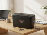 Paper Shredder for Home Use,5 Sheets Small Crosscut Paper Shredder,P-4 Security Level with 51114018