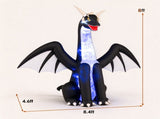 8 FT Inflatable Winged Ice Dragon Halloween Decoration with LED Disco & Eye Lights, Waterproof 01704142
