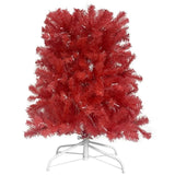 6FT Hinged Fir Artificial Fir Bent Top Christmas, Xmas Bendable Santa Hat Style Christmas 32527286