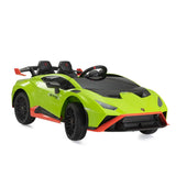 ZUN 12V Battery Powered Ride On Car for Kids, Licensed Lamborghini, Remote Control Toy Vehicle with W2181P143783