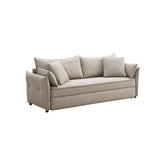 ZUN ACME Irina Sofa w/Sleeper, Beige Fabric LV03110