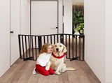 The Wooden Dog Fence Walnut 36914818