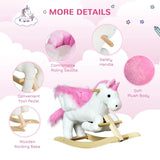 Baby rocking horse toy with music playbackUnicorn design 11742444