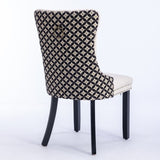 Classic Velvet Dinings, High-end Tufted Solid Wood Contemporary Velvet Upholstered Dining W1143P152035