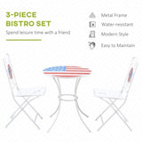 ZUN 3 Piece Patio Bistro Set 64863775