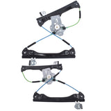 Front Left and Right Door Window Regulator w/o Motor Fit for Chevrolet Volt Base Hatchback 4-Door 77508045