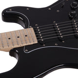 ST Stylish Electric Guitar with Black Pickguard Black 36403744