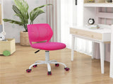 Ergonomic Kids Desk Chair, 16.5-21 Adjustable Height Mesh Study Chair Pink 37372036