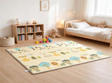 79" x 71" Reversible Baby Play Mat, Foldable & Thick Floor Mat with Forest Animals Design, 92176037