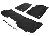 Black Waterproof Floor Mats fit for Toyota Tundra Double Cab 2007-2011 Full Set 37126398