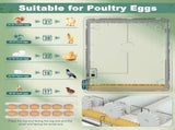 36 Eggs Incubators for Hatching Eggs,Egg Incubator 4 Automatic Incubate Mode,Chicken Incubator 78094403