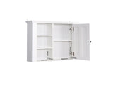 Bathroom Wooden Wall Cabinet with a Door 20.86x5.71x20 inch 03968615
