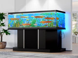Modern 55-75 Gallon Fish Tank Stand Power Outlet , Heavy Duty Aquarium Stand 54228501
