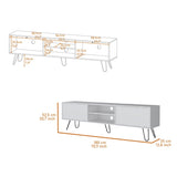 Selby TV Rack, Hairpin Leg Design with Spacious Storage B128P176181