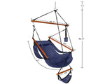 Oxford Cloth Hardwood With Cup Holder Wooden Stick Perforated 100kg Seaside Courtyard Oxford Cloth 92840517