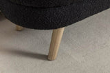 036-Boucle Fabric Storage Bench Bedroom Bench With Wood Legs For Living Room Bedroom Indoor,Black W527121994
