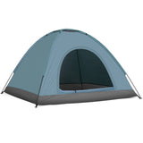 3-4 Person Camping Dome Tent Blue 24395777