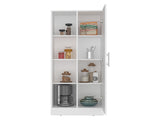 Flovilla Multistorage Cabinet with Shelves And Door for Storage, White B097P474299