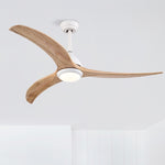 ZUN 52" Ceiling Fan, Indoor Outdoor Ceiling Fan With Light with Remote Control, Noiseless Reversible W1592P176976