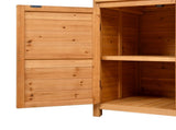 65.7'' H Tall Garden Potting Bench Table with Hutch,Patio Storage 48434097