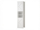70" Narrow Tall Bathroom Storage Cabinet, Slim Freestanding Design with Adjustable & Open Shelves 28505505