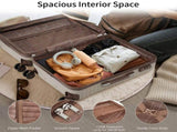 4 Piece Luggage Set Suitcase Set, ABS Hard Shell Lightweight Expandable Travel Luggage with 4 98463215
