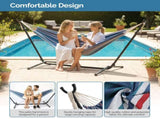 Double Hammock with Stand, Heavy Duty 2-Person Hammock for Outdoors & Indoors, Includes Portable 71083311