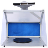Portable Airbrush Spray Booth with 3 LED Lights, Extra Replaceable Extra Filter Pad, Turn Table and W465P187893