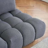 30 inches long, Teddy Sofa Fabric, with spacious and comfortable seat, for Apartment Office Living W1658P206876