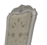 Dresden Synthetic Leather, Fabric & Bone White Finish Side Chair B2726P288756