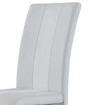 ZUN ALTIS FABRIC WHITE DINING CHAIRS B201P264148