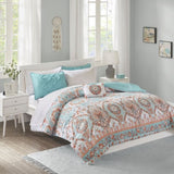 Queen Boho Comforter Set with Bed Sheets B03595870