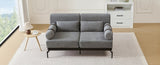 Modern Loveseat Sofa 59" Sofa Couch 2-Seater Sofa with Flexible USB Ports , Unique Cylindrical N719P290584E