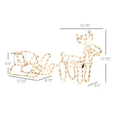 Christmas Reindeer and Sleigh 39781677