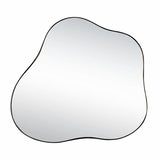 Cloud-Shaped Metal Accent Wall Mirror W3207P286023