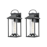 Outdoor Porch Lights, Textured Black Exterior Lighting Fixtures Wall Mount, Modern Outdoor Wall W2714P218401