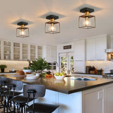 ZUN Kimbler Semi Flush Mount Kitchen Pendent Light[No Bulb][Unable to ship on weekends, please place 98041885