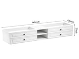 96" Wall Hung Bathroom Vanity Cabinet Fits Double Sinks, Cabinet Only W2287P265094