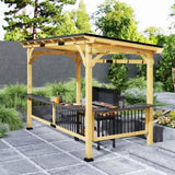 Grill Gazebo Wooden BBQ Grill Gazebo 41143228