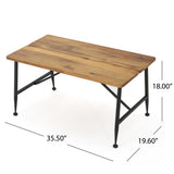 ZUN OCALA INDUSTRIAL WOOD + METAL COFFEE TABLE 60729.00