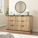 Modern Multi-functional Six-drawer MDF Cabinet,The perfect combination of rounded corners and 23515202