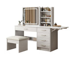 Fashion Vanity Desk Mirror and Lights for Makeup open shelves and Chair, Vanity Mirror 48162122