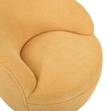 Galleria 360 Swivel Teddy Sherpa Barrel Chair, Yellow T2574P241775