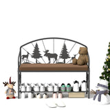 Shoe Rack Bench for, Industrial Bench, Rustic Shoe Rack for Small Spaces, Upholstered W2167P225266