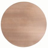 Modern Round Wood Coffee Table 31.3" Natural Finish Accent Table for Living Room W2729P270755