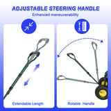 Garden trolley Rolling work chair with wheels, garden stool for planting, 360 degree swivel seat, W227P207221