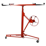 Drywall Panel hoist Drywall Lift Rolling Panel Hoist Jack Lifter 16ft Red Color W465137159