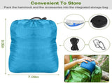 Camping Hammock, Portable Double Hammock with Net,600lbs Load 2 Persons Hammock w/Mosquito Net 83835081